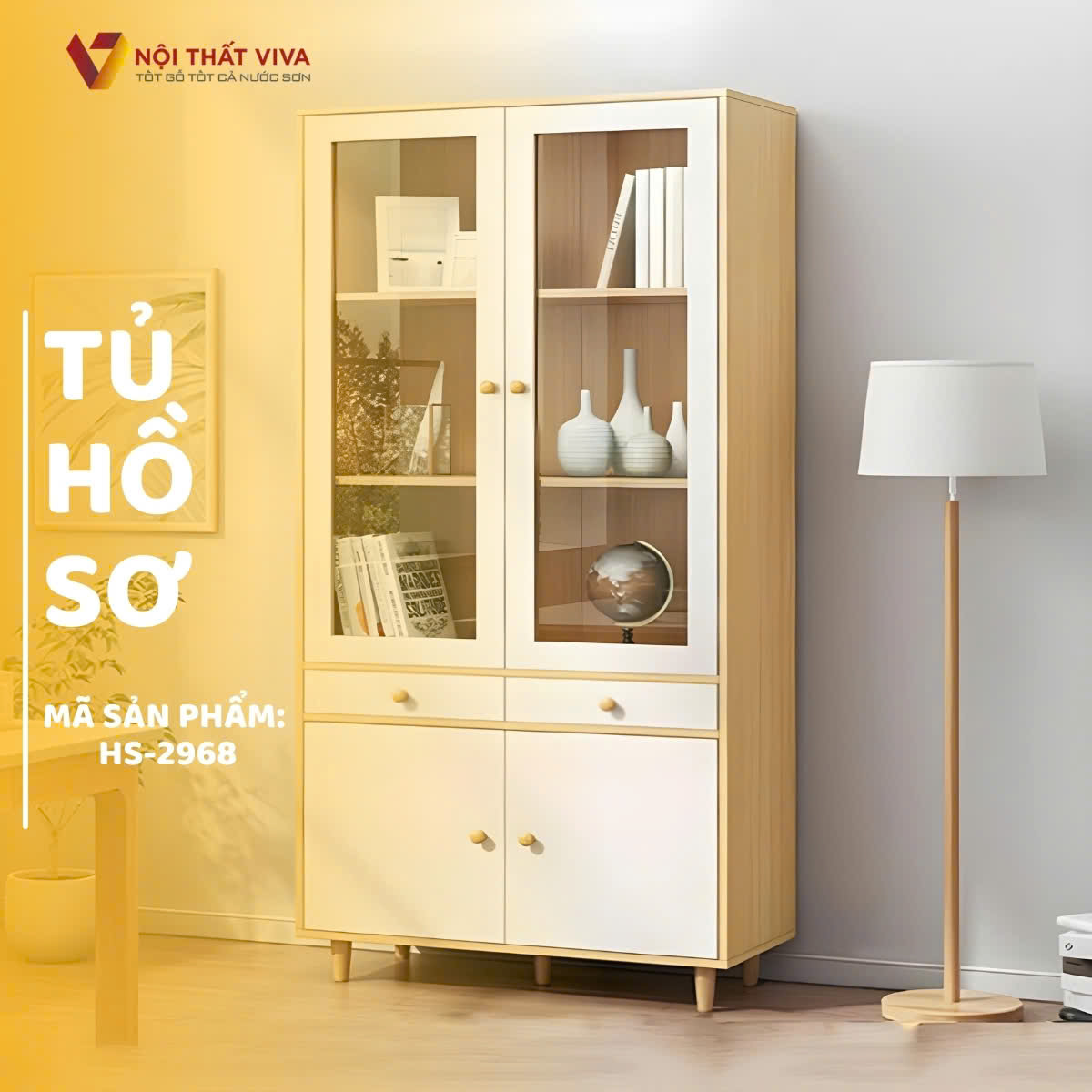 Mẫu Tủ Tài Liệu Đẹp Gỗ MDF Lõi Xanh Chống Ẩm Cao Cấp Thiết Kế Hiện Đại