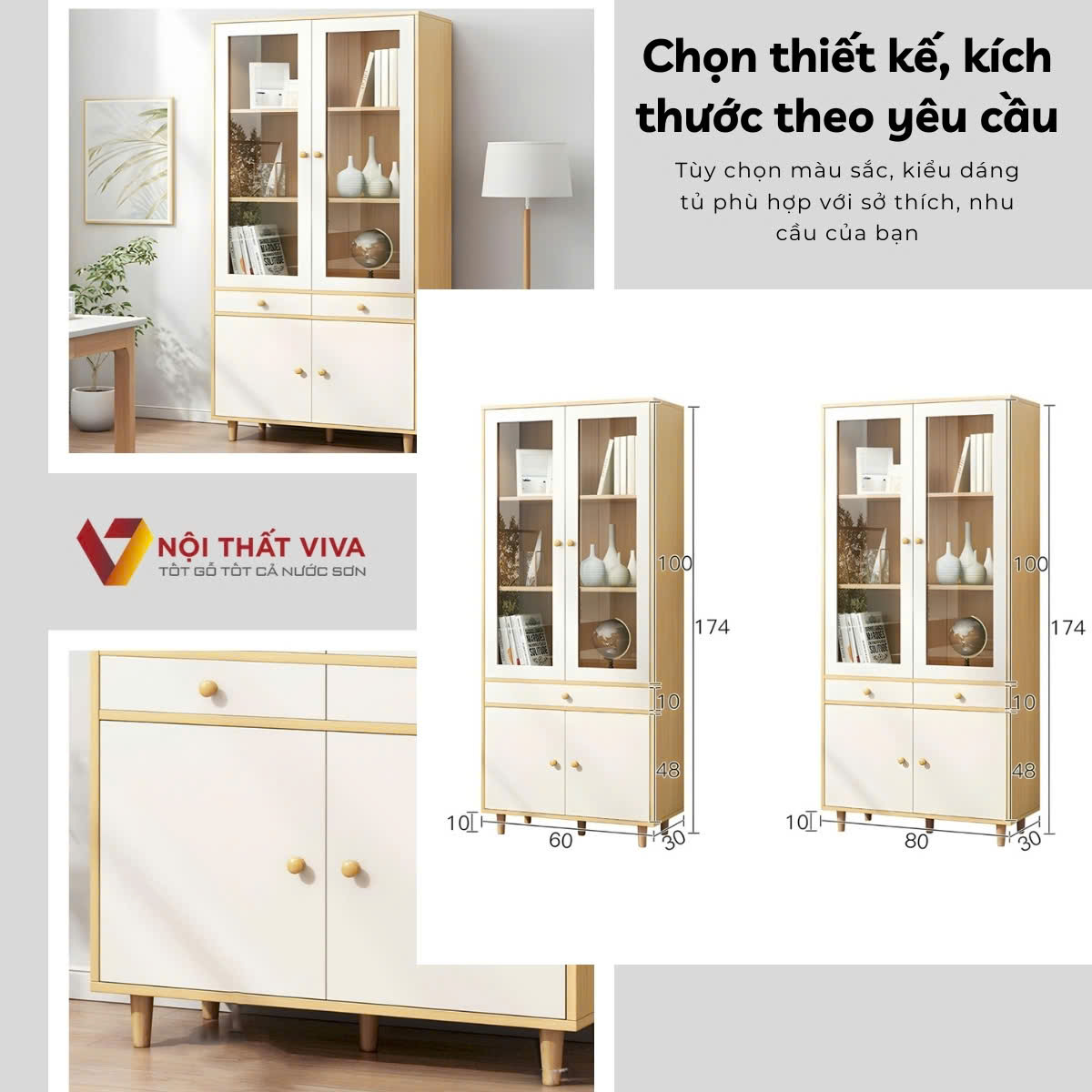 Mẫu Tủ Tài Liệu Đẹp Gỗ MDF Lõi Xanh Chống Ẩm Cao Cấp Thiết Kế Hiện Đại