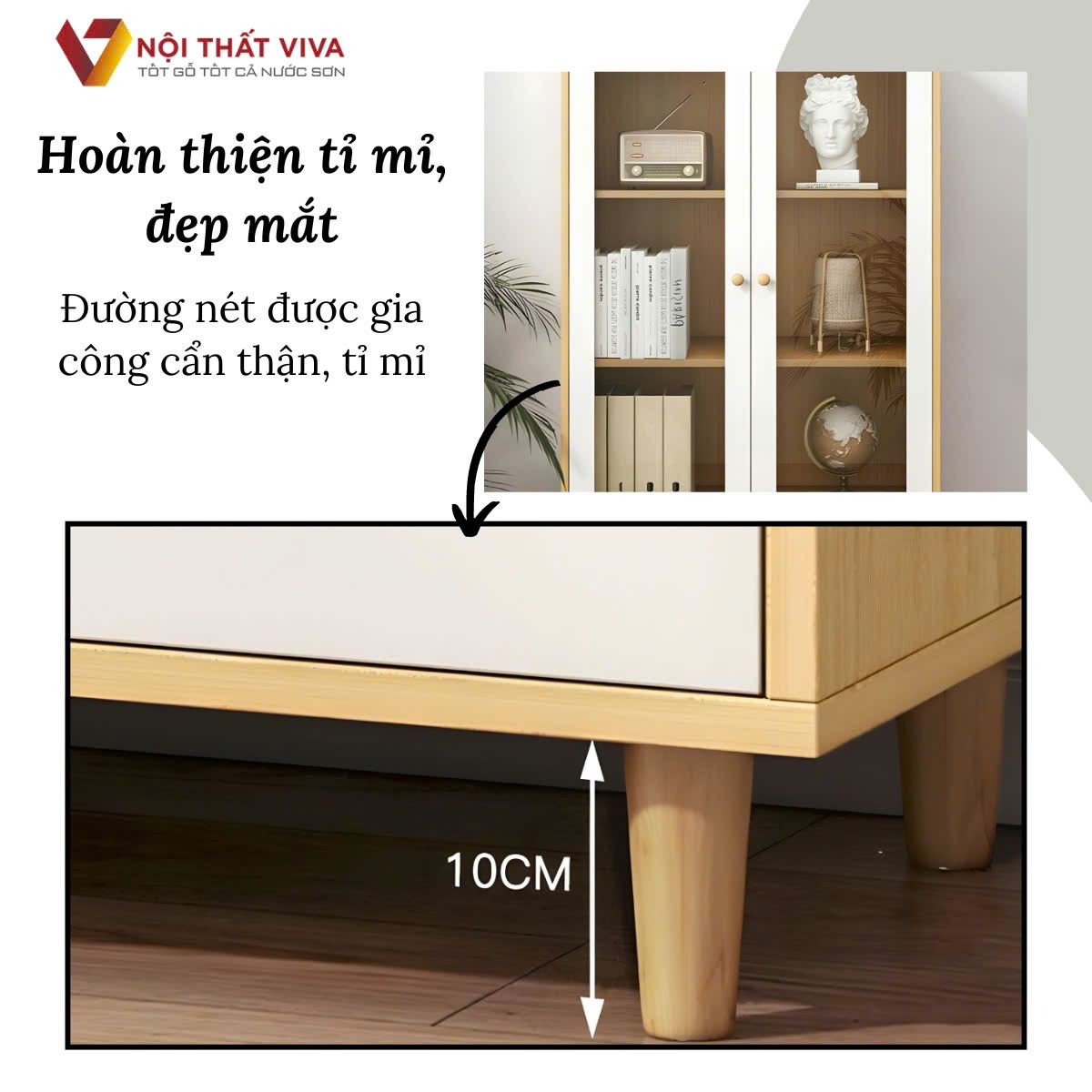 Mẫu Tủ Tài Liệu Đẹp Gỗ MDF Lõi Xanh Chống Ẩm Cao Cấp Thiết Kế Hiện Đại