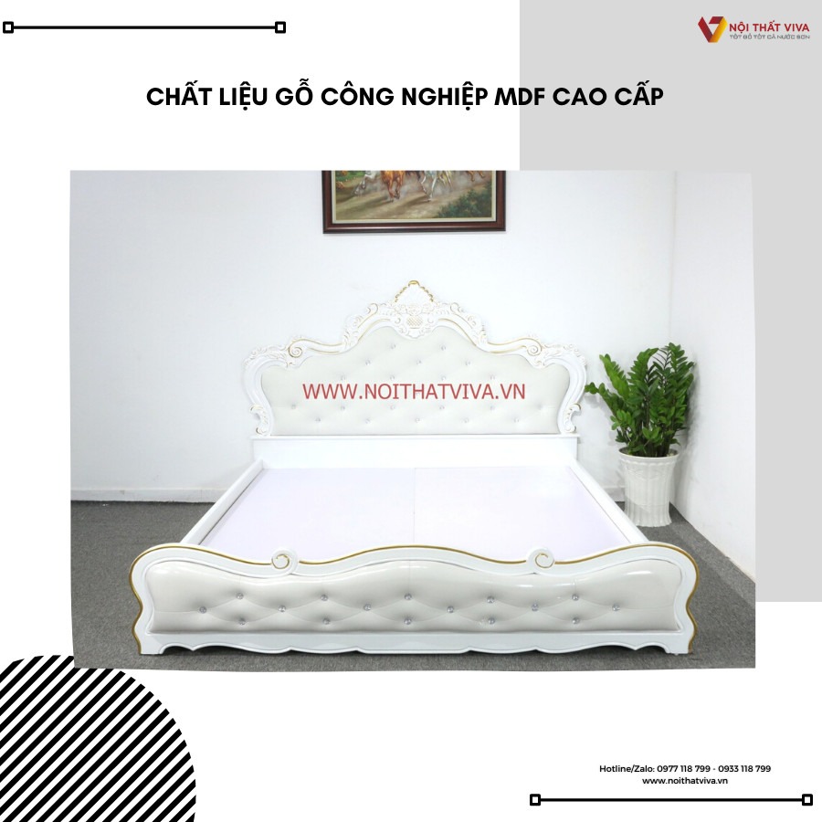 Mê mẩn với giường ngủ màu trắng hiện đại, không bao giờ lỗi mốt!