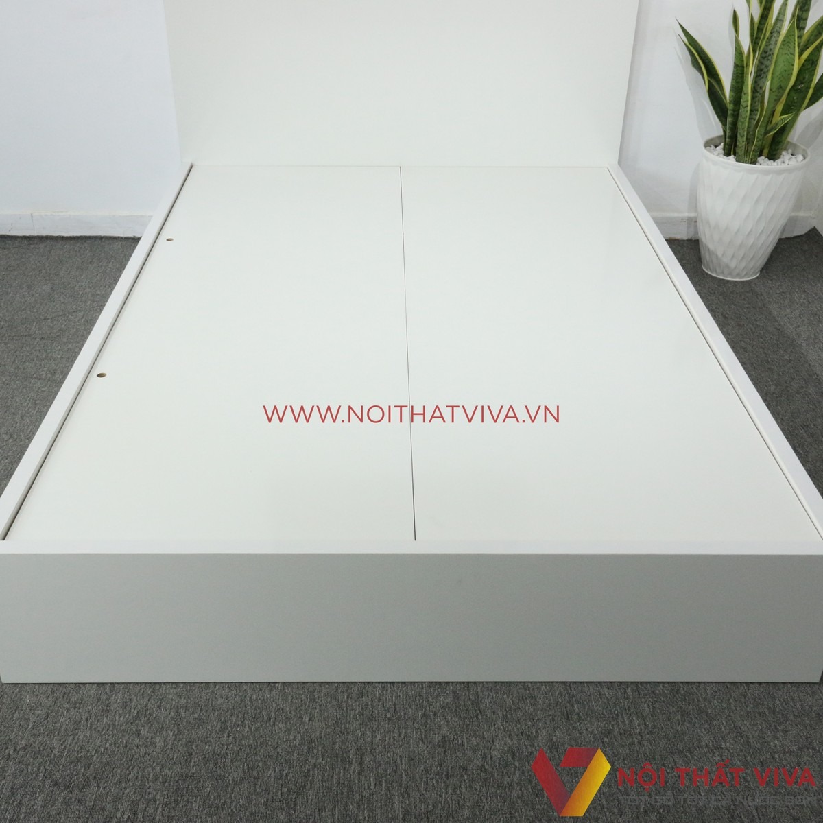 Mê mẩn với giường ngủ màu trắng hiện đại, không bao giờ lỗi mốt!