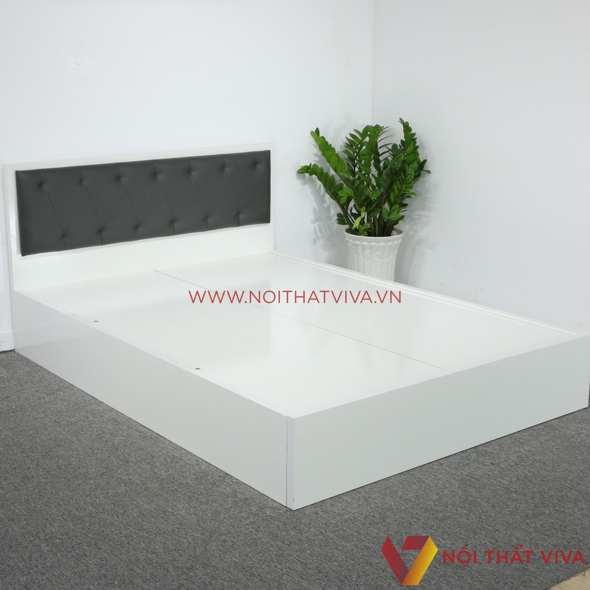 Mê mẩn với giường ngủ màu trắng hiện đại, không bao giờ lỗi mốt!