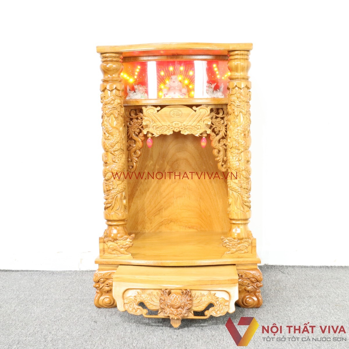 Mua bàn thờ Ông Địa gỗ gõ đỏ: 5 kinh nghiệm quan trọng không thể bỏ qua
