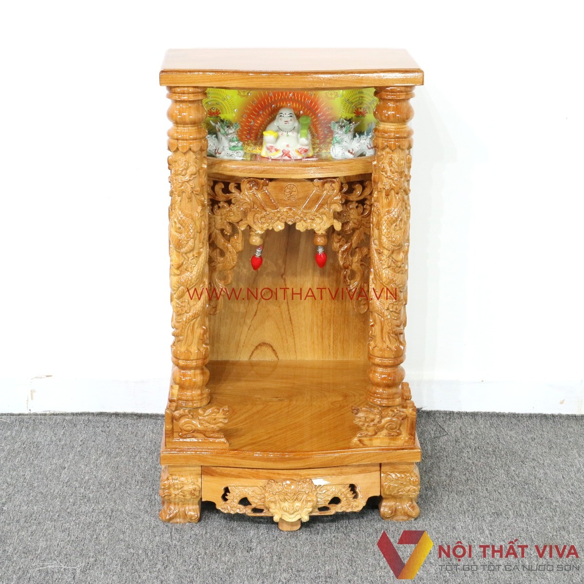 Mua bàn thờ Ông Địa gỗ gõ đỏ: 5 kinh nghiệm quan trọng không thể bỏ qua