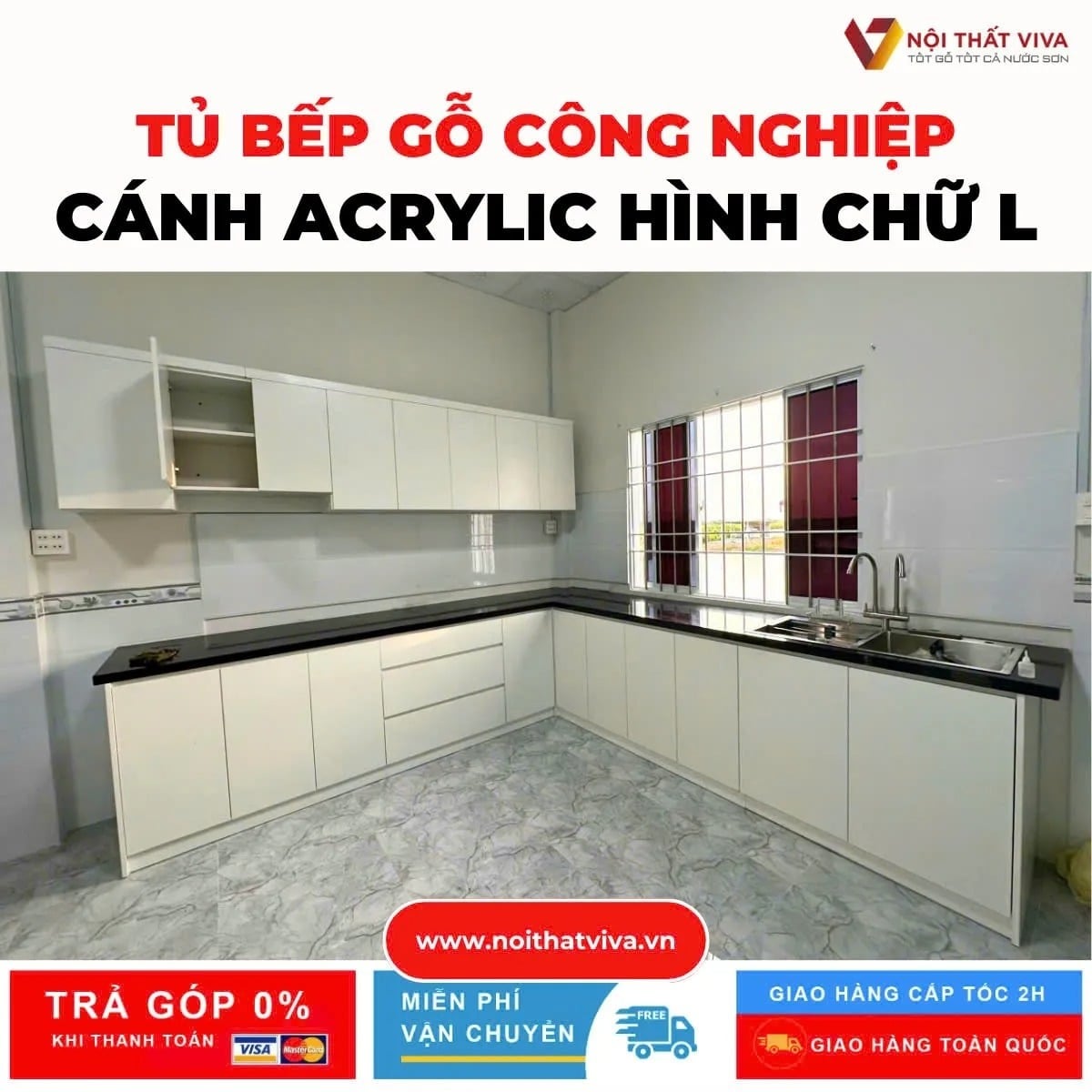 Nên chọn tủ bếp Laminate hay Acrylic? So sánh chi tiết & loại nào giá rẻ hơn Nên chọn tủ bếp Laminate hay Acrylic? So sánh chi tiết & loại nào giá rẻ hơn
