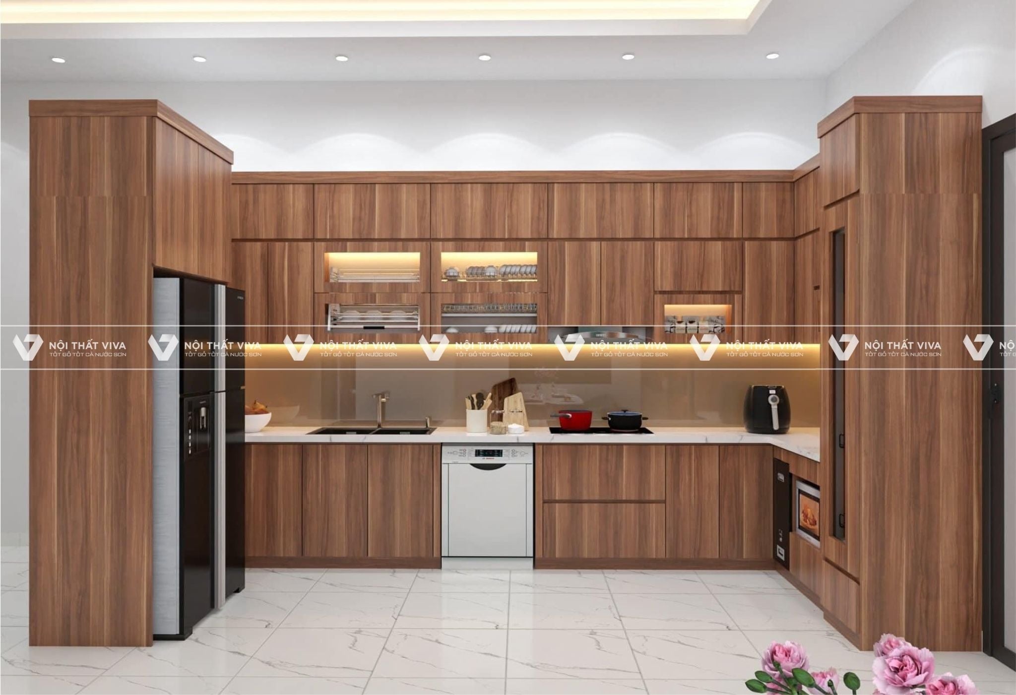 Nên chọn tủ bếp Laminate hay Acrylic? So sánh chi tiết & loại nào giá rẻ hơn Nên chọn tủ bếp Laminate hay Acrylic? So sánh chi tiết & loại nào giá rẻ hơn