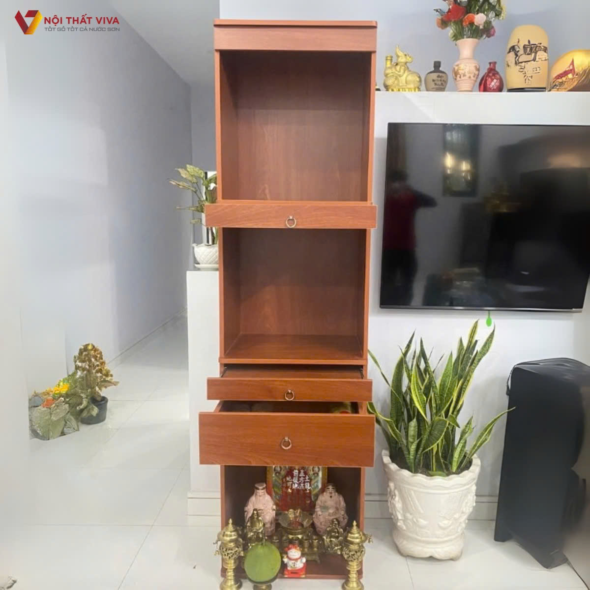 Nên hay không nên chọn tủ thờ gỗ MDF? Góc nhìn thực tế cho gia đình việt