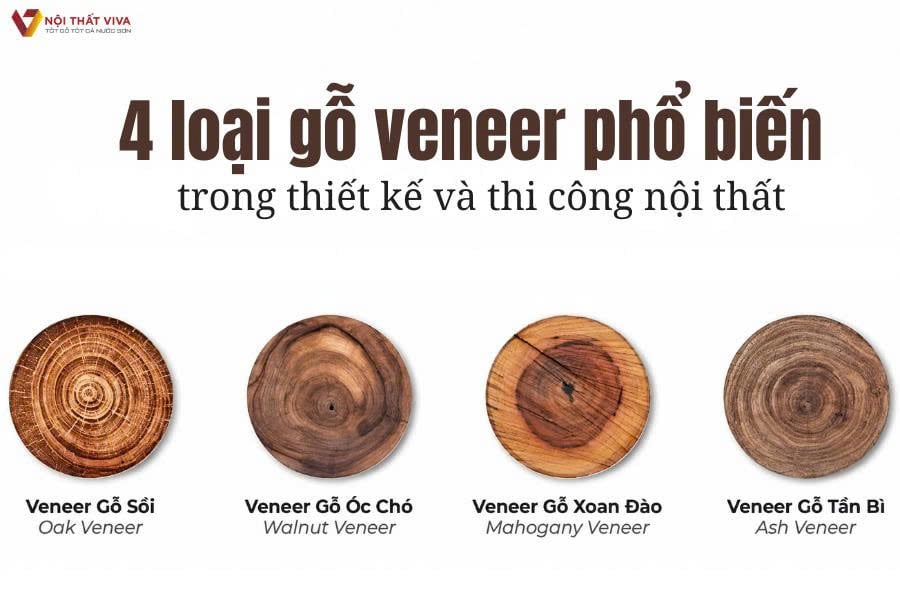 Nội thất gỗ veneer l&agrave; g&igrave;? So s&aacute;nh với gỗ tự nhi&ecirc;n v&agrave; gỗ c&ocirc;ng nghiệp