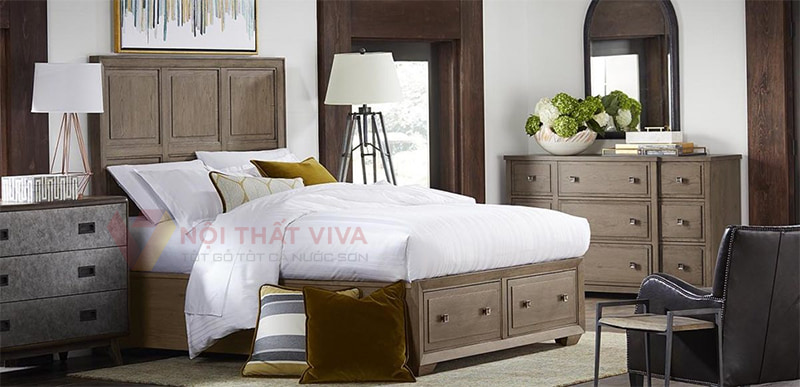 Mẫu combo nội thất phòng ngủ chất lượng, giá rẻ tham khảo tại Noithatviva.vn