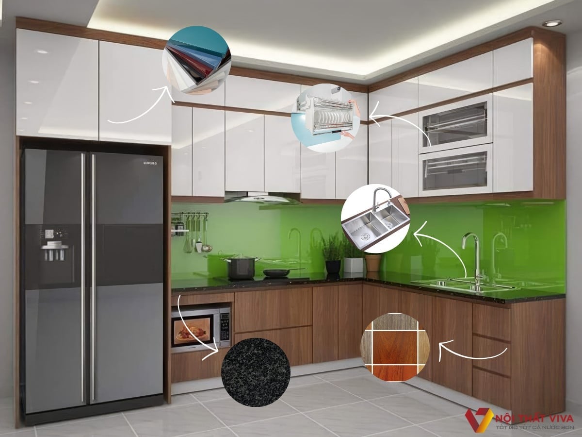 Nội thất Viva - Xưởng thi c&ocirc;ng tủ bếp gỗ c&ocirc;ng nghiệp trọn g&oacute;i, gi&aacute; rẻ uy t&iacute;n