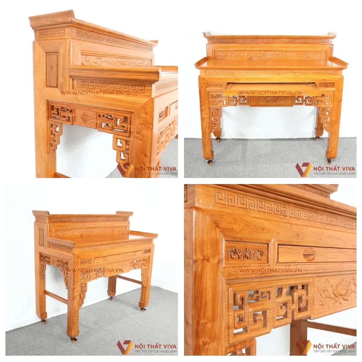 Sập thờ gỗ gõ đỏ có gì đặc biệt? Những điểm đáng giá không nên bỏ lỡ