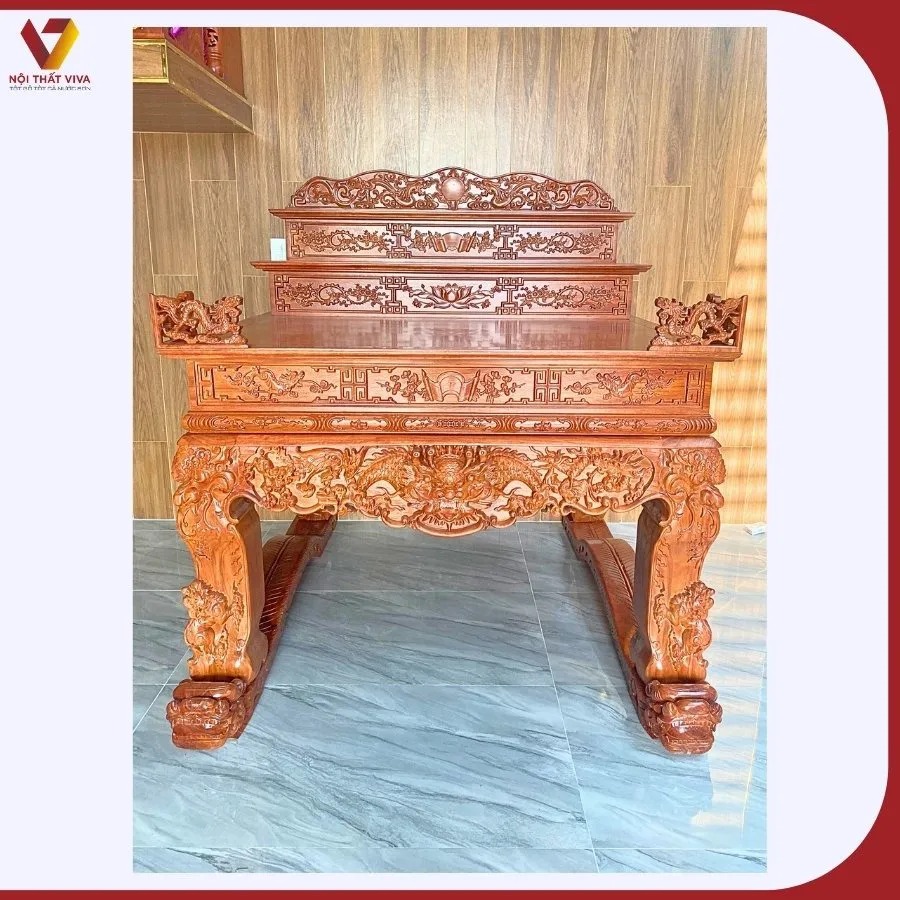 Sập thờ gỗ gõ đỏ có gì đặc biệt? Những điểm đáng giá không nên bỏ lỡ