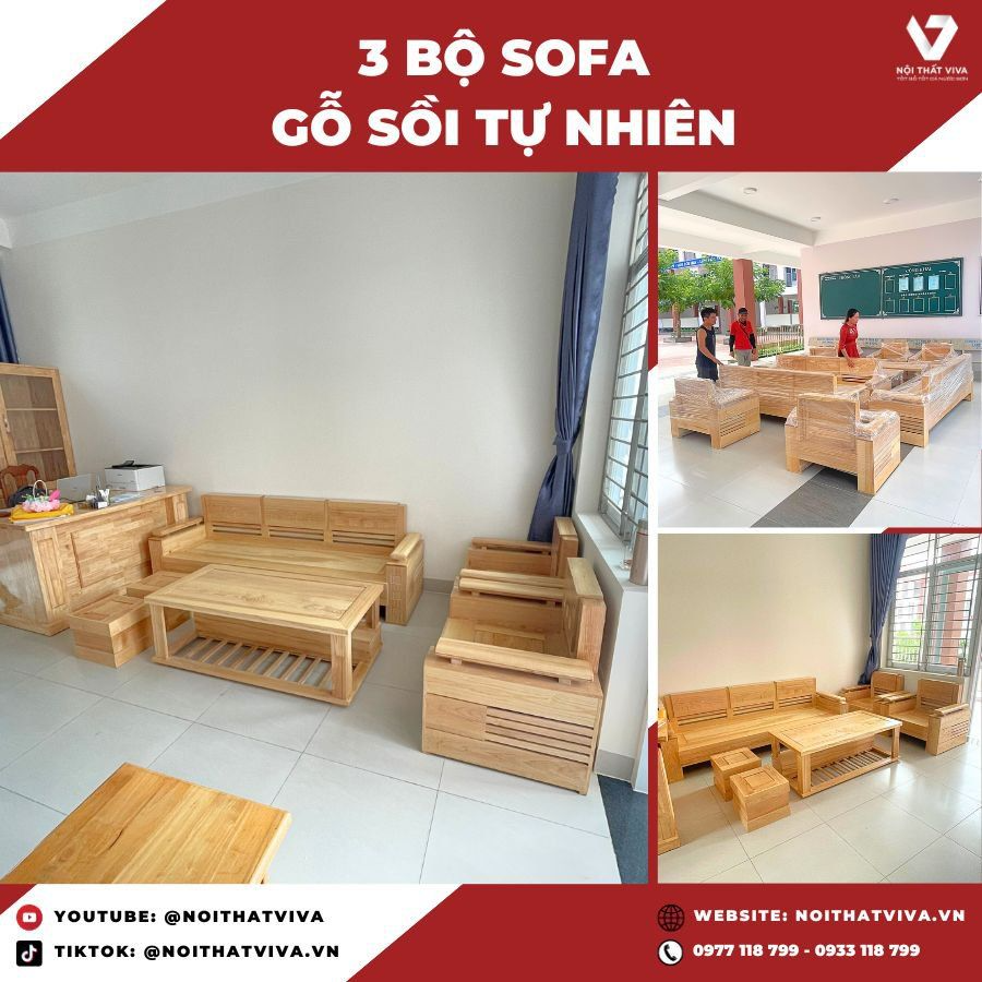 Sofa gỗ hiện đại có ưu điểm gì nổi bật? Địa chỉ bán uy tín tại TP.HCM 