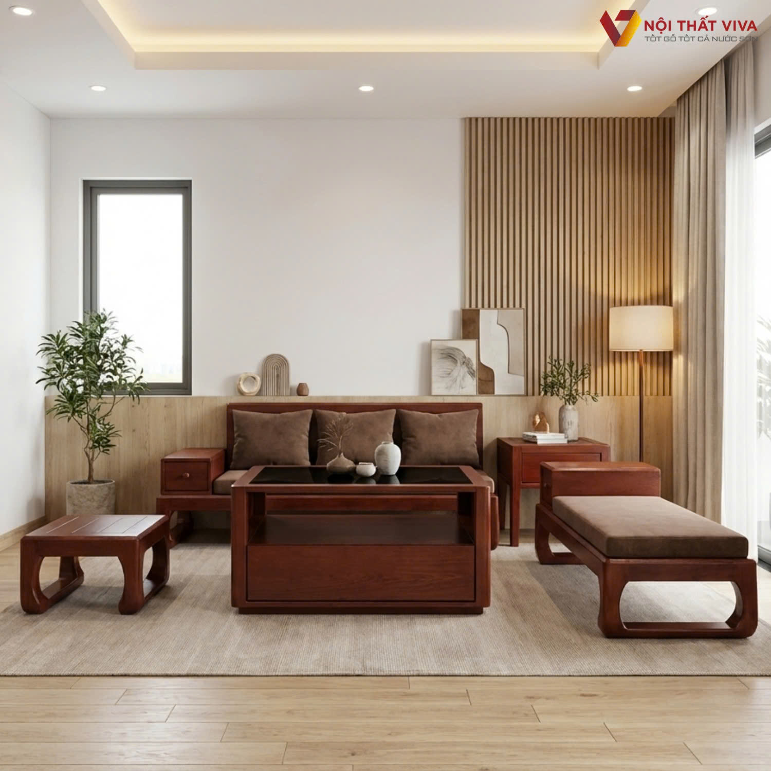 Sofa gỗ sồi sơn m&agrave;u &oacute;c ch&oacute; c&oacute; bền kh&ocirc;ng? L&yacute; do nhiều gia đ&igrave;nh lựa chọn