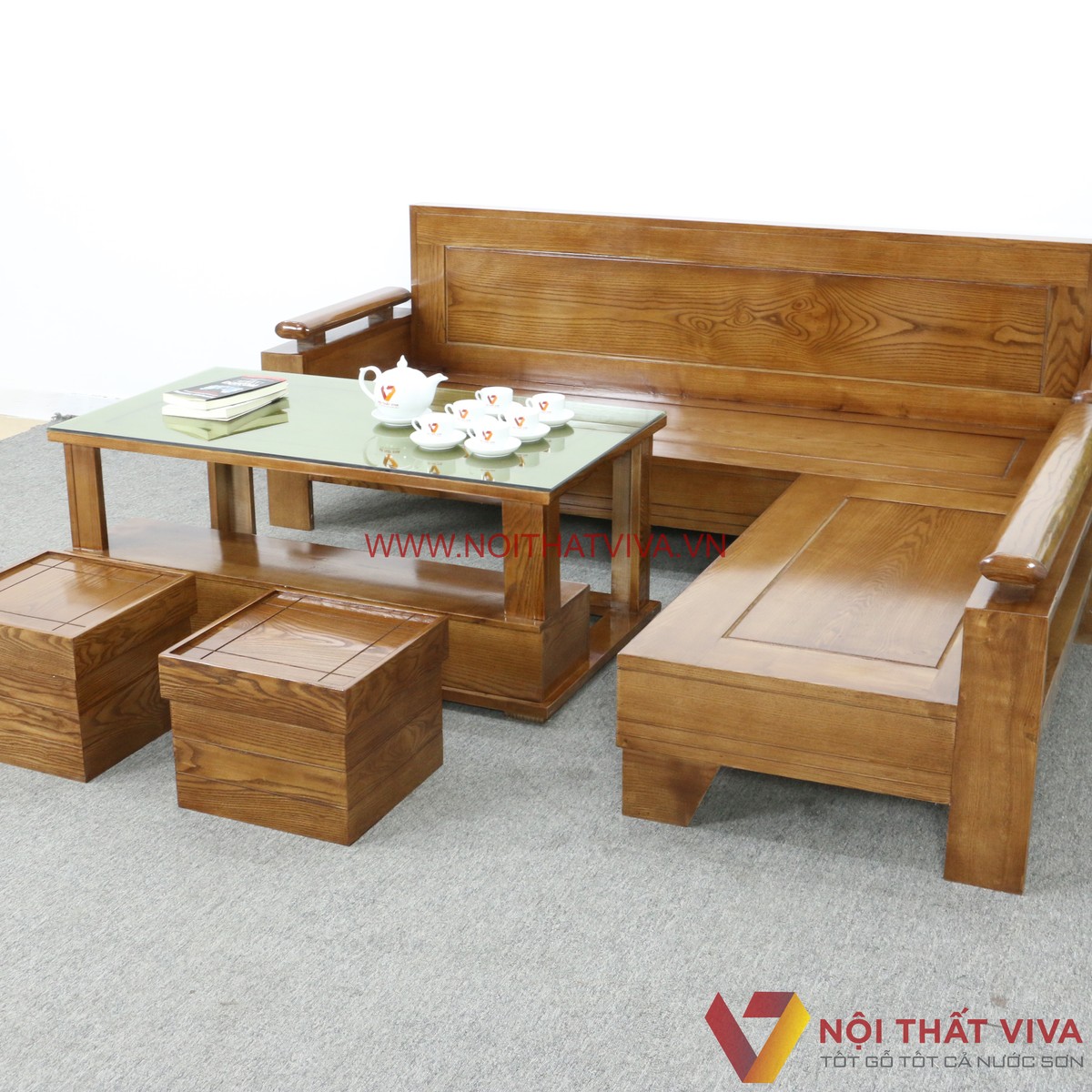 Sofa gỗ sồi sơn m&agrave;u &oacute;c ch&oacute; c&oacute; bền kh&ocirc;ng? L&yacute; do nhiều gia đ&igrave;nh lựa chọn