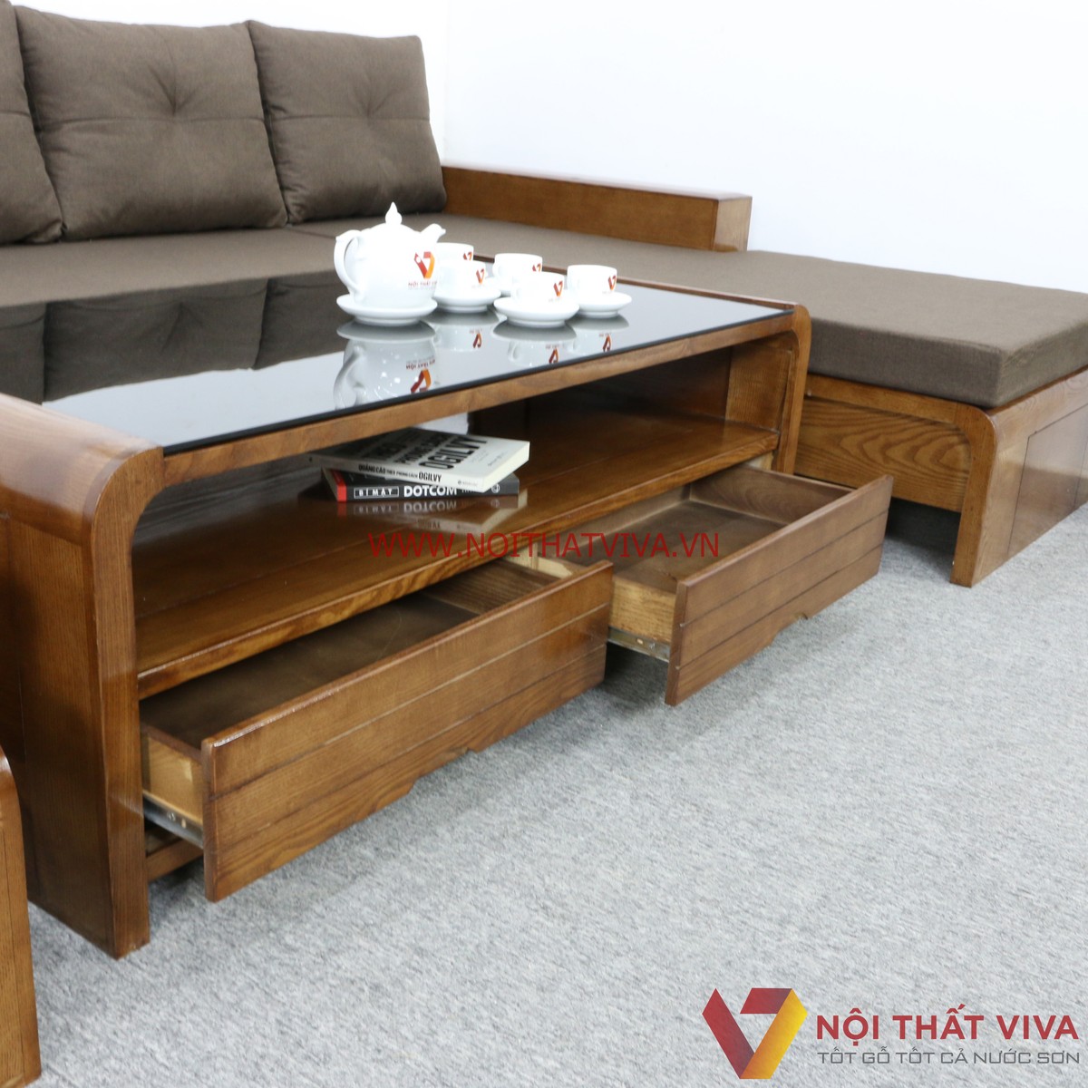 Sofa gỗ sồi sơn m&agrave;u &oacute;c ch&oacute; c&oacute; bền kh&ocirc;ng? L&yacute; do nhiều gia đ&igrave;nh lựa chọn