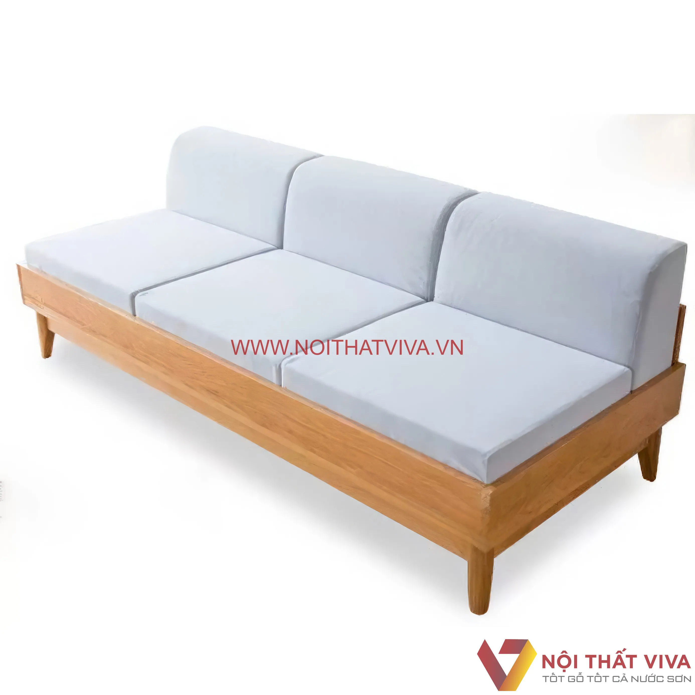 Sofa văng gỗ phòng khách - Siêu tiết kiệm diện tích, giải pháp tối ưu không gian 