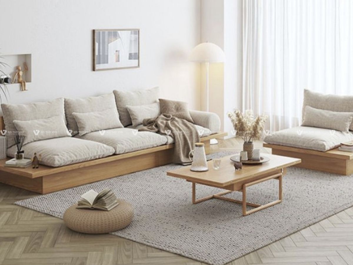 Sức hút của sofa gỗ kiểu nhật mạnh như thế nào? Địa chỉ mua uy tín 