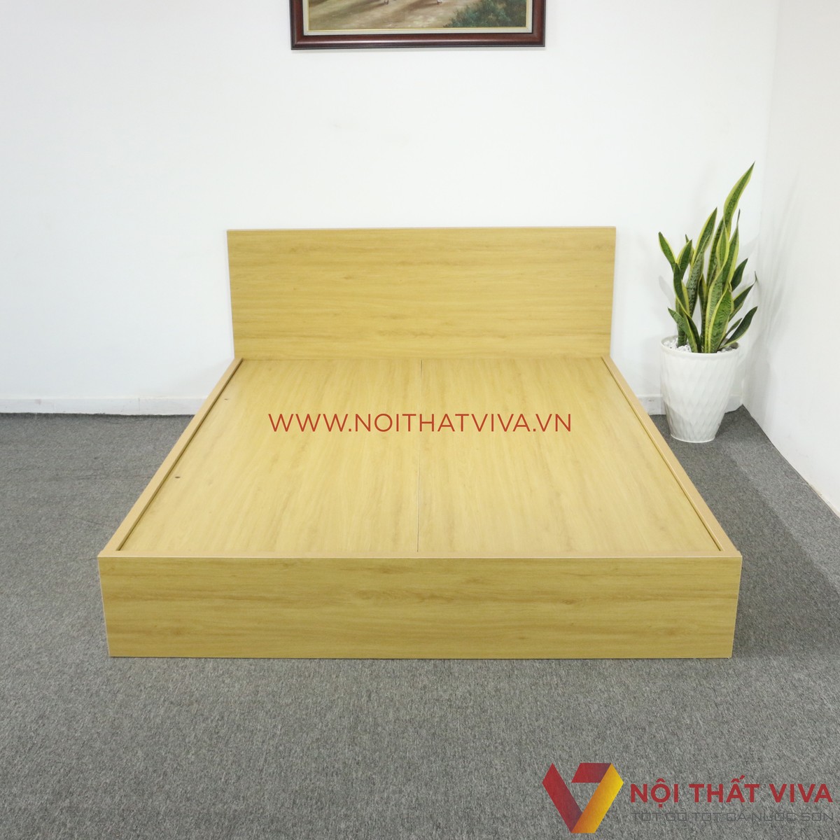 mẫu giường ngủ gỗ công nghiệp