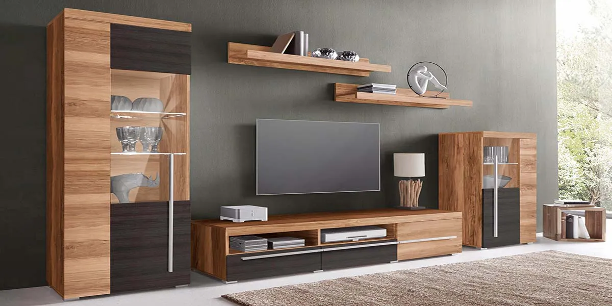 Bí quyết trang trí kệ tivi gỗ phòng khách đẹp hiện đại và ấn tượng 