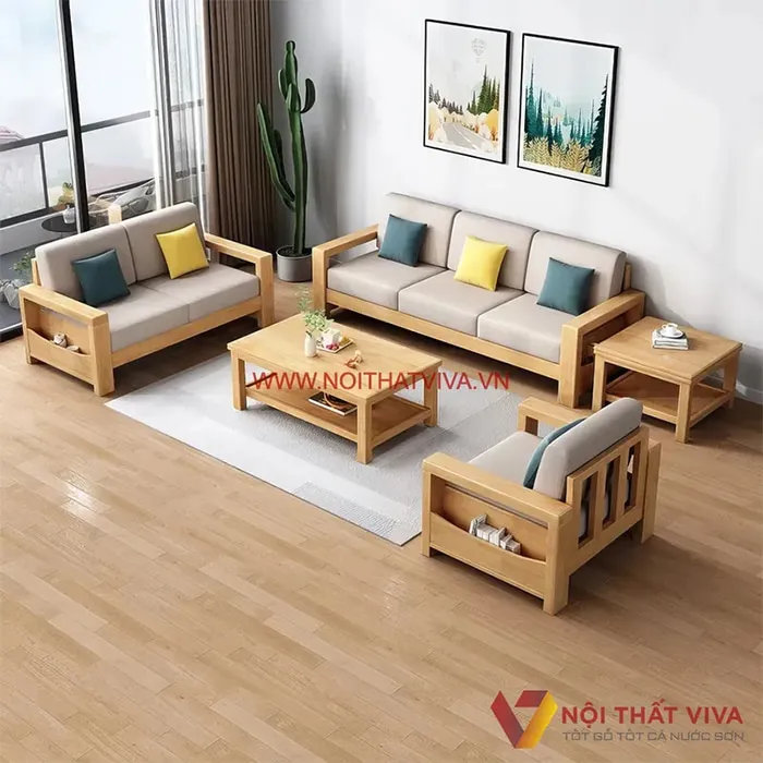 Bàn ghế gỗ đẹp, mẫu mã đa dạng, cập nhật theo xu hướng mới tại Nội thất Viva.