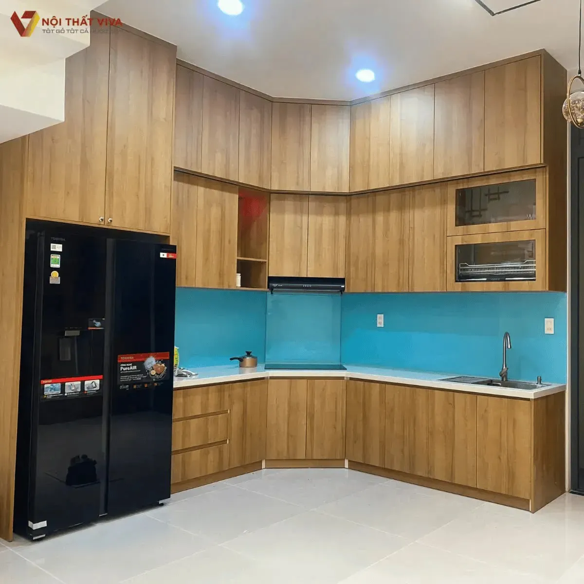 Tủ Bếp Gỗ Công Nghiệp