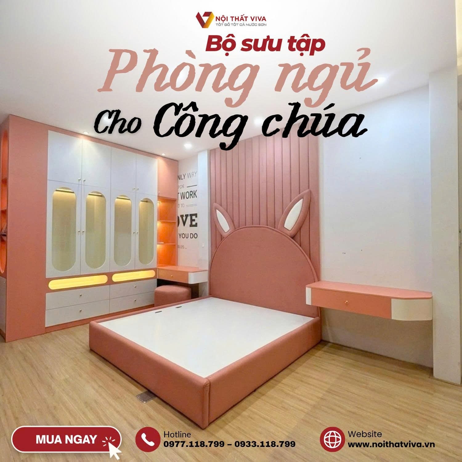 Nội thất chung cư đẹp trong ph&ograve;ng b&eacute; g&aacute;i
