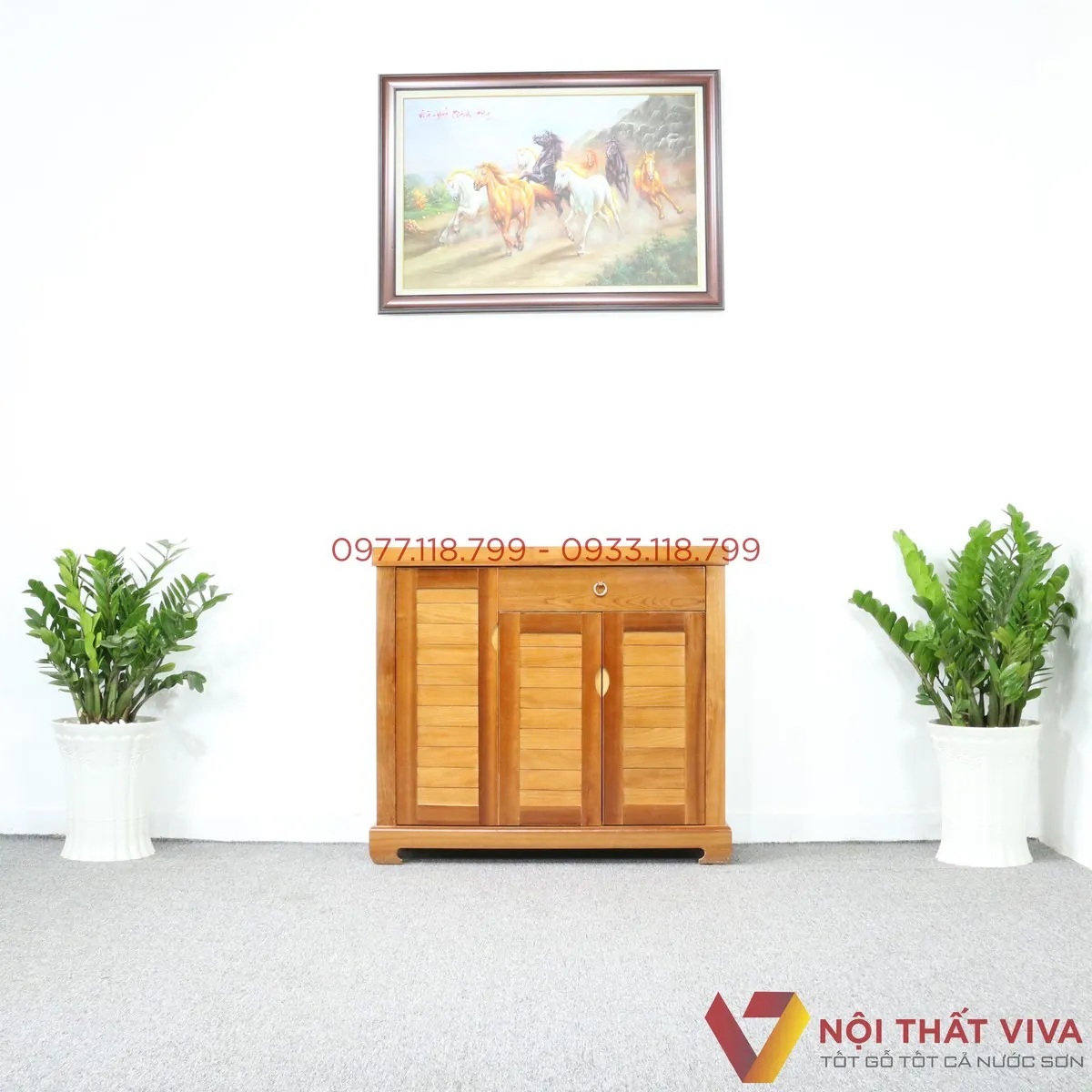 Tủ Giày Dép Gỗ Tự Nhiên