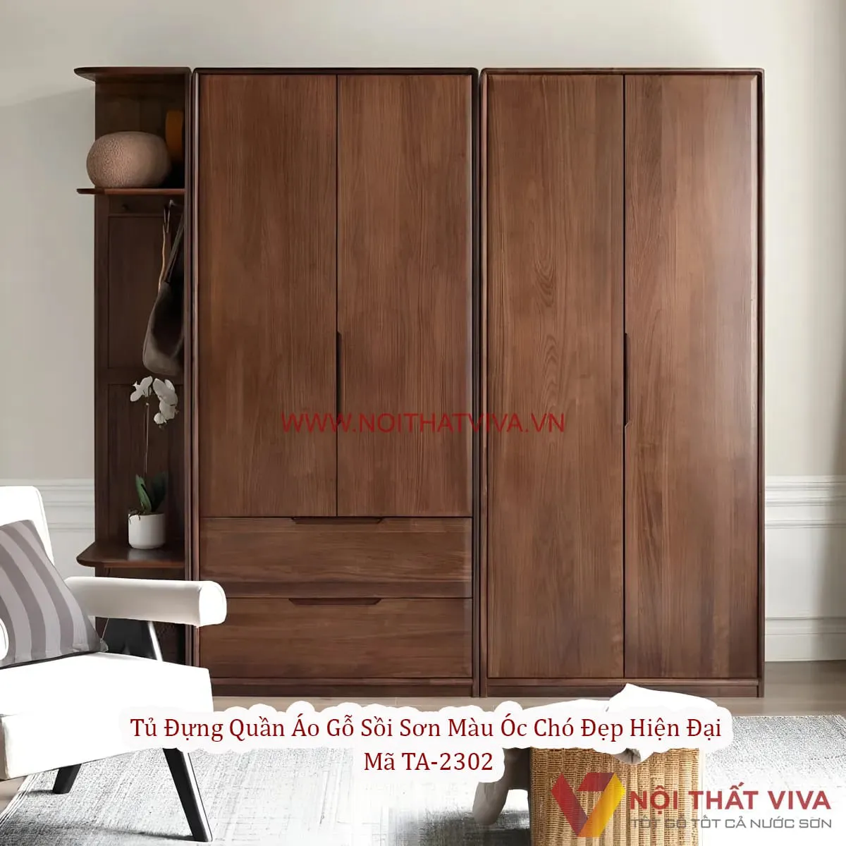 Tủ Quần Áo Gỗ Tự Nhiên Tủ Quần Áo Gỗ Tự Nhiên