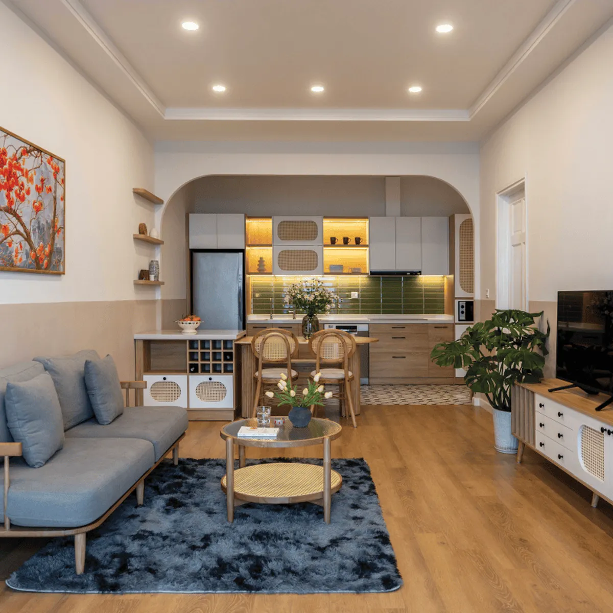 10 mẫu thiết kế nội thất căn hộ 65m2 hiện đại, ấn tượng nhất 10 mẫu thiết kế nội thất căn hộ 65m2 hiện đại, ấn tượng nhất