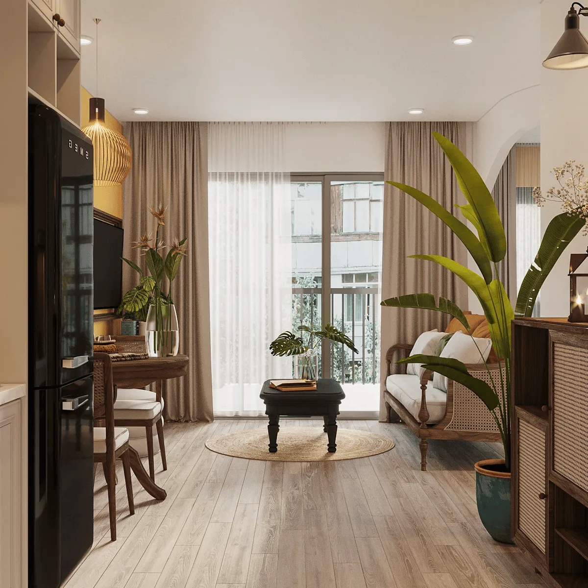 10 mẫu thiết kế nội thất căn hộ 65m2 hiện đại, ấn tượng nhất 10 mẫu thiết kế nội thất căn hộ 65m2 hiện đại, ấn tượng nhất