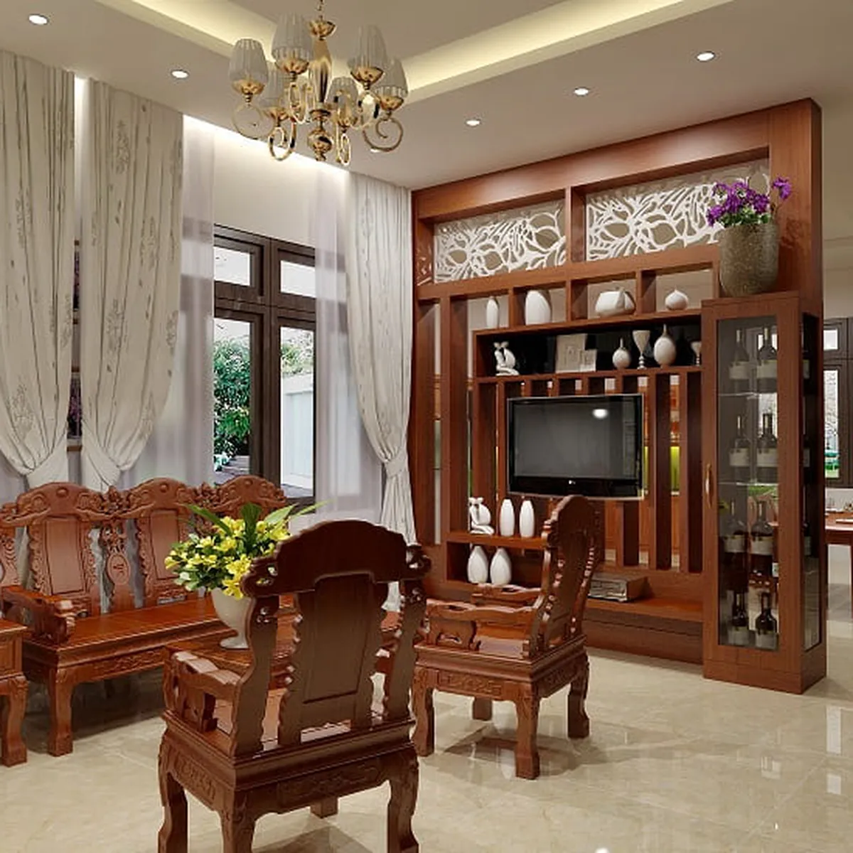 100+ Mẫu tủ trang trí phòng khách ấn tượng, bắt mắt 100+ Mẫu tủ trang trí phòng khách ấn tượng, bắt mắt