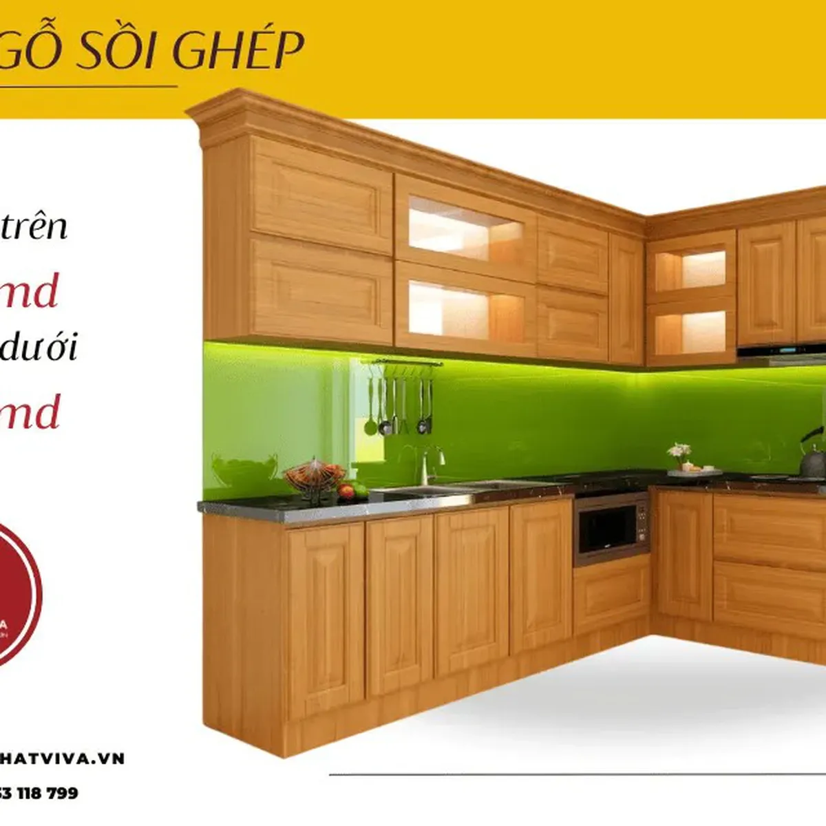 Tủ Bếp Gỗ Tự Nhiên Tủ Bếp Gỗ Tự Nhiên