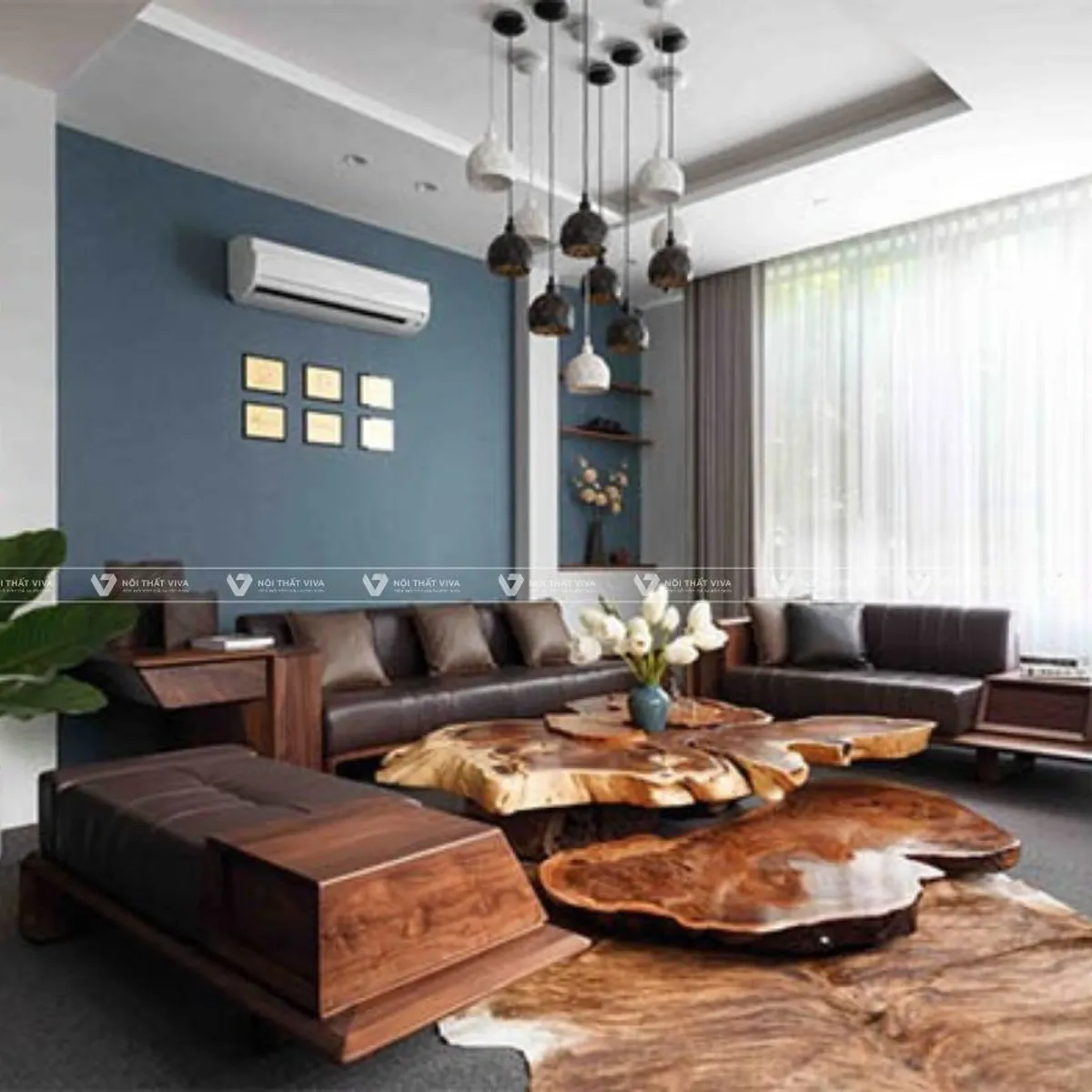 Báo giá 10+ bộ sofa gỗ óc chó hiện đại, cao cấp cho phòng khách Báo giá 10+ bộ sofa gỗ óc chó hiện đại, cao cấp cho phòng khách