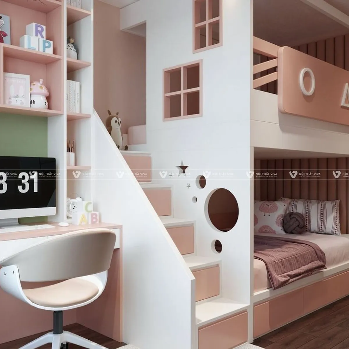 15+ Mẫu bàn học màu hồng siêu đáng yêu cho bé gái đang thịnh hành 15+ Mẫu bàn học màu hồng siêu đáng yêu cho bé gái đang thịnh hành