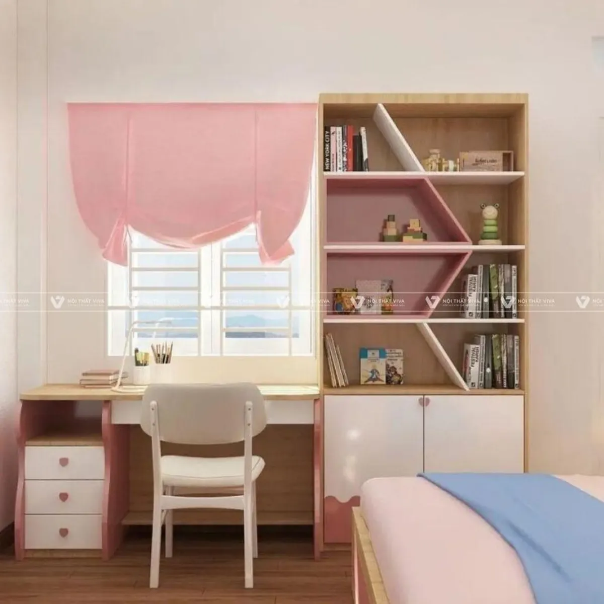 15+ Mẫu bàn học màu hồng siêu đáng yêu cho bé gái đang thịnh hành 15+ Mẫu bàn học màu hồng siêu đáng yêu cho bé gái đang thịnh hành