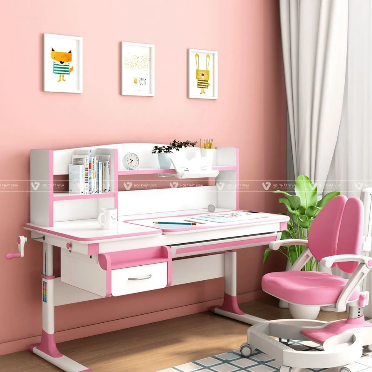 15+ Mẫu bàn học màu hồng siêu đáng yêu cho bé gái đang thịnh hành 15+ Mẫu bàn học màu hồng siêu đáng yêu cho bé gái đang thịnh hành