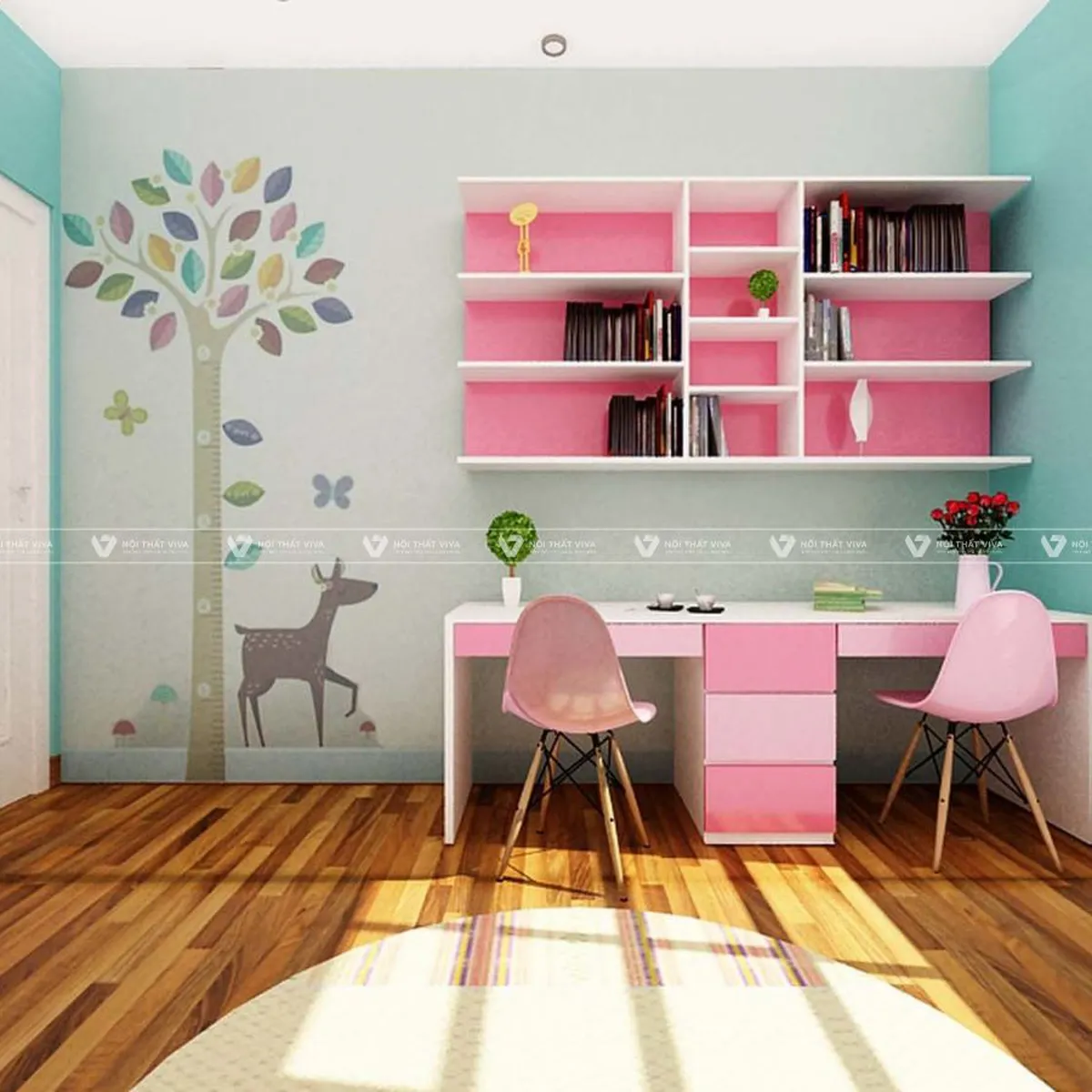 15+ Mẫu bàn học màu hồng siêu đáng yêu cho bé gái đang thịnh hành 15+ Mẫu bàn học màu hồng siêu đáng yêu cho bé gái đang thịnh hành