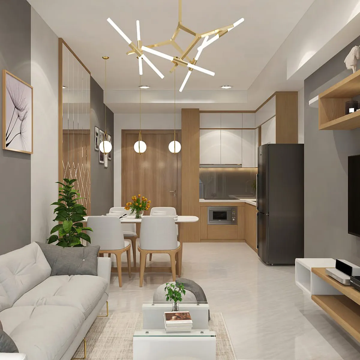 Báo giá gói thiết kế nội thất chung cư hiện đại, chi tiết nhất 2025 Báo giá gói thiết kế nội thất chung cư hiện đại, chi tiết nhất 2025