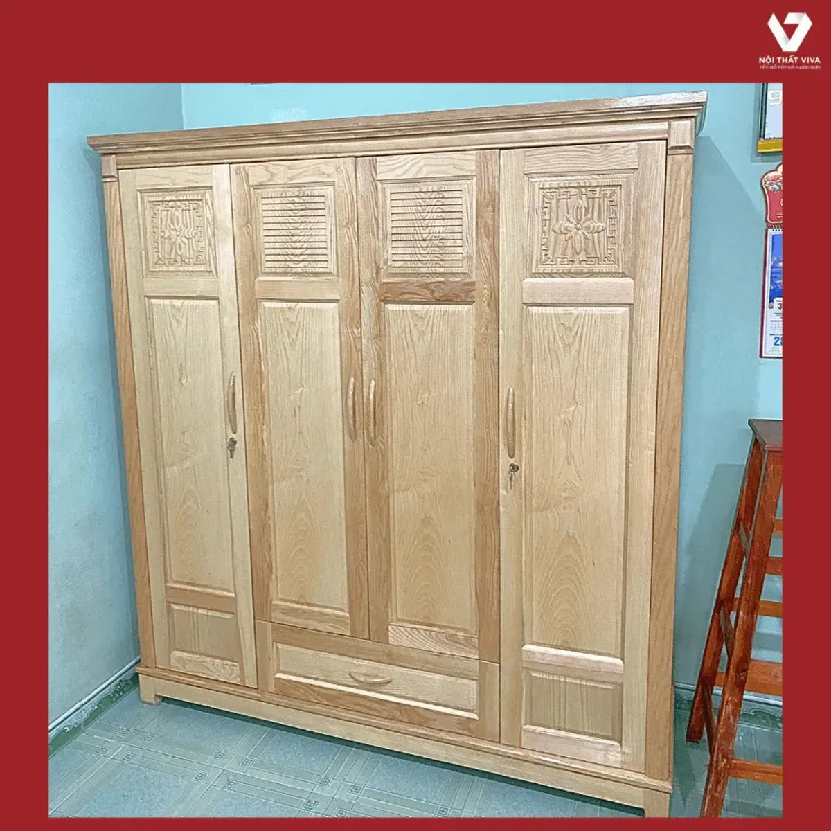 Tủ Quần Áo Gỗ Sồi Tủ Quần Áo Gỗ Sồi