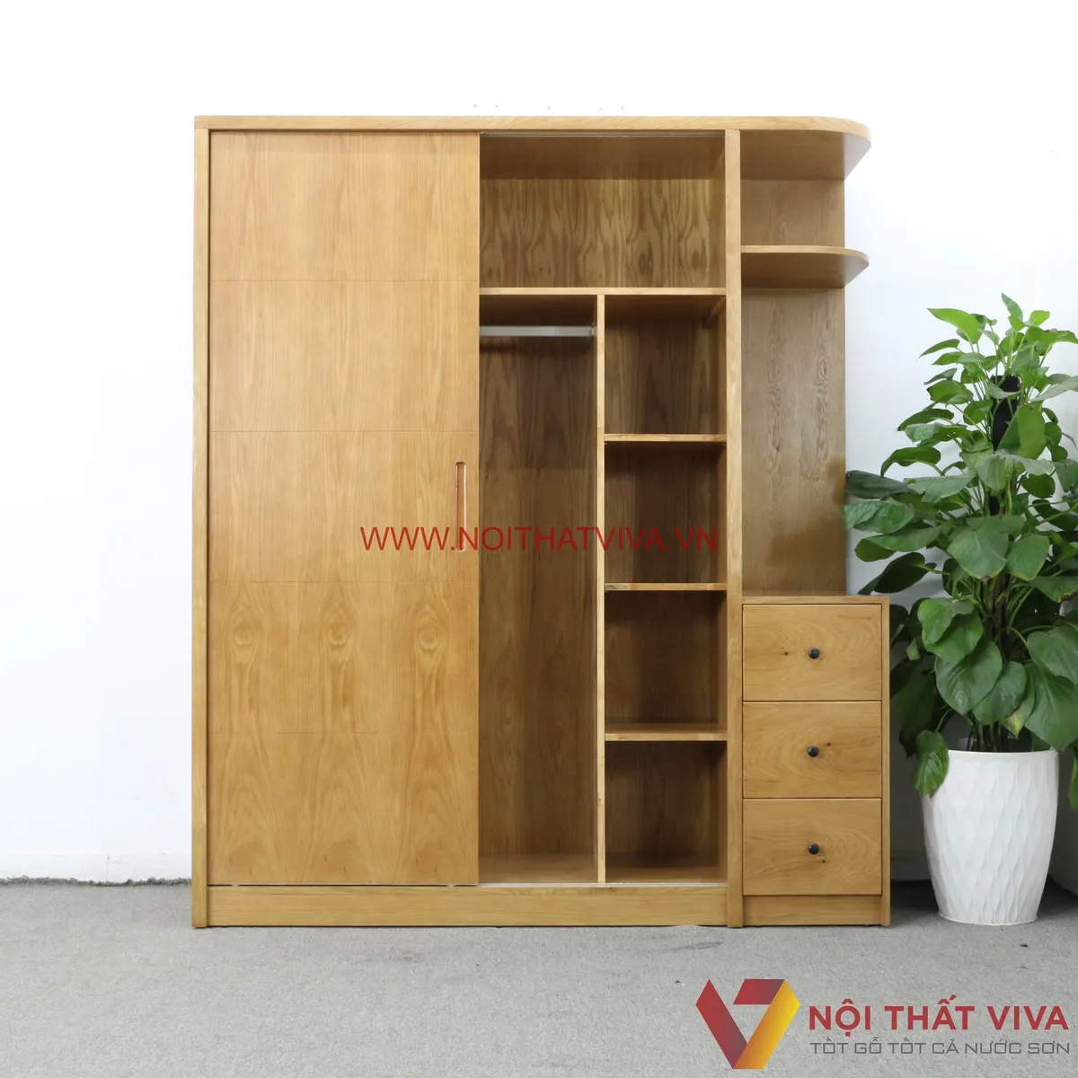 Tủ Quần Áo Gỗ Sồi Tủ Quần Áo Gỗ Sồi