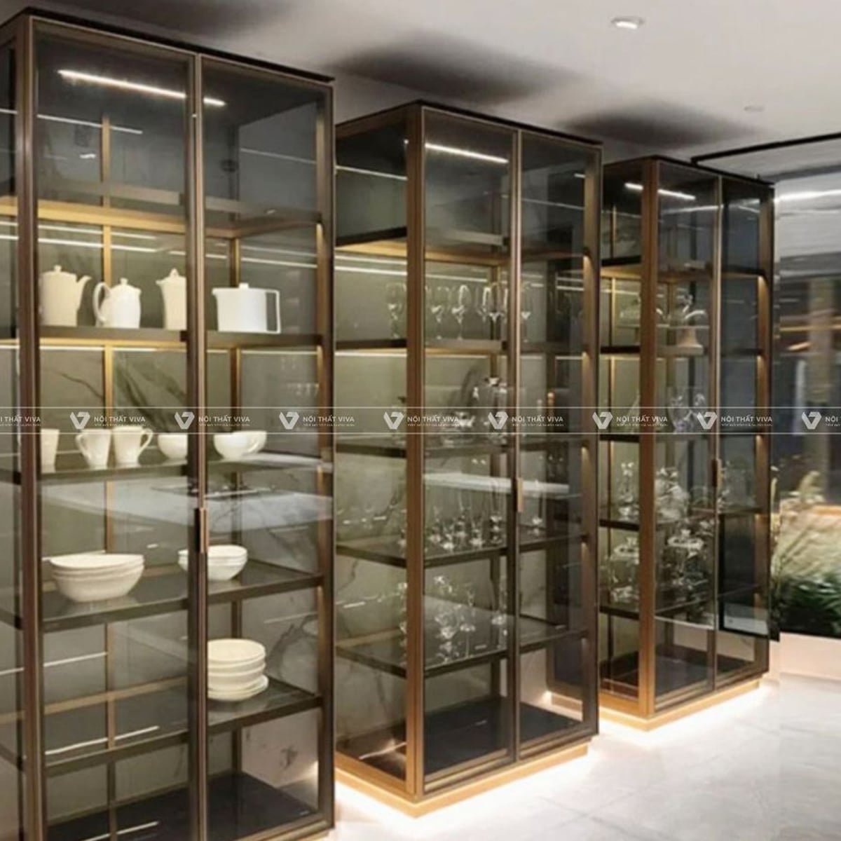 250+ Tủ Kính Trưng Bày Đẹp, Giá Rẻ, Thi Công Trọn Gói TP.HCM (07/2026)