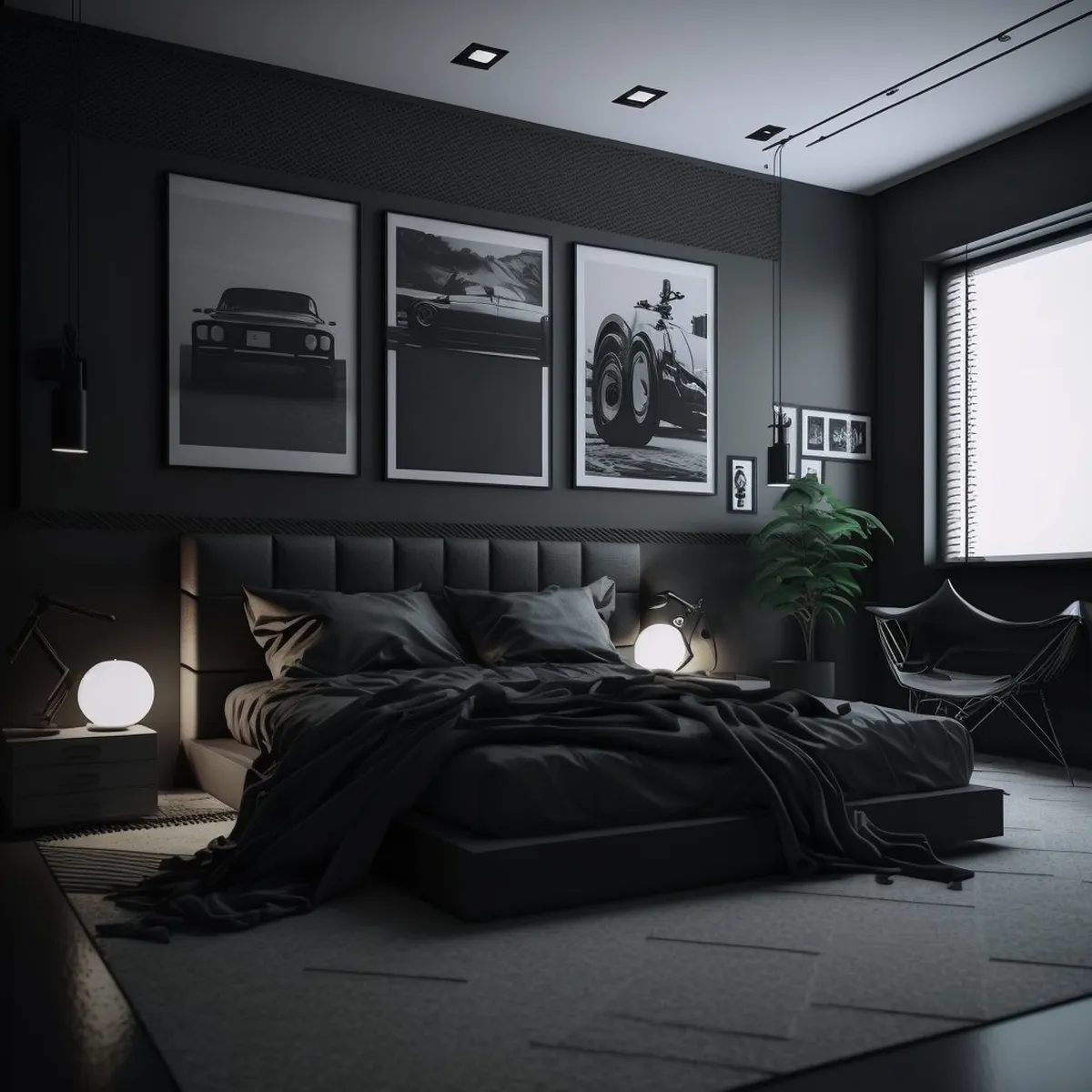 Top 20 Ý Tưởng Decor Phòng Ngủ Tone Đen Sang Xịn, Ấn Tượng, Độc Đáo Top 20 Ý Tưởng Decor Phòng Ngủ Tone Đen Sang Xịn, Ấn Tượng, Độc Đáo