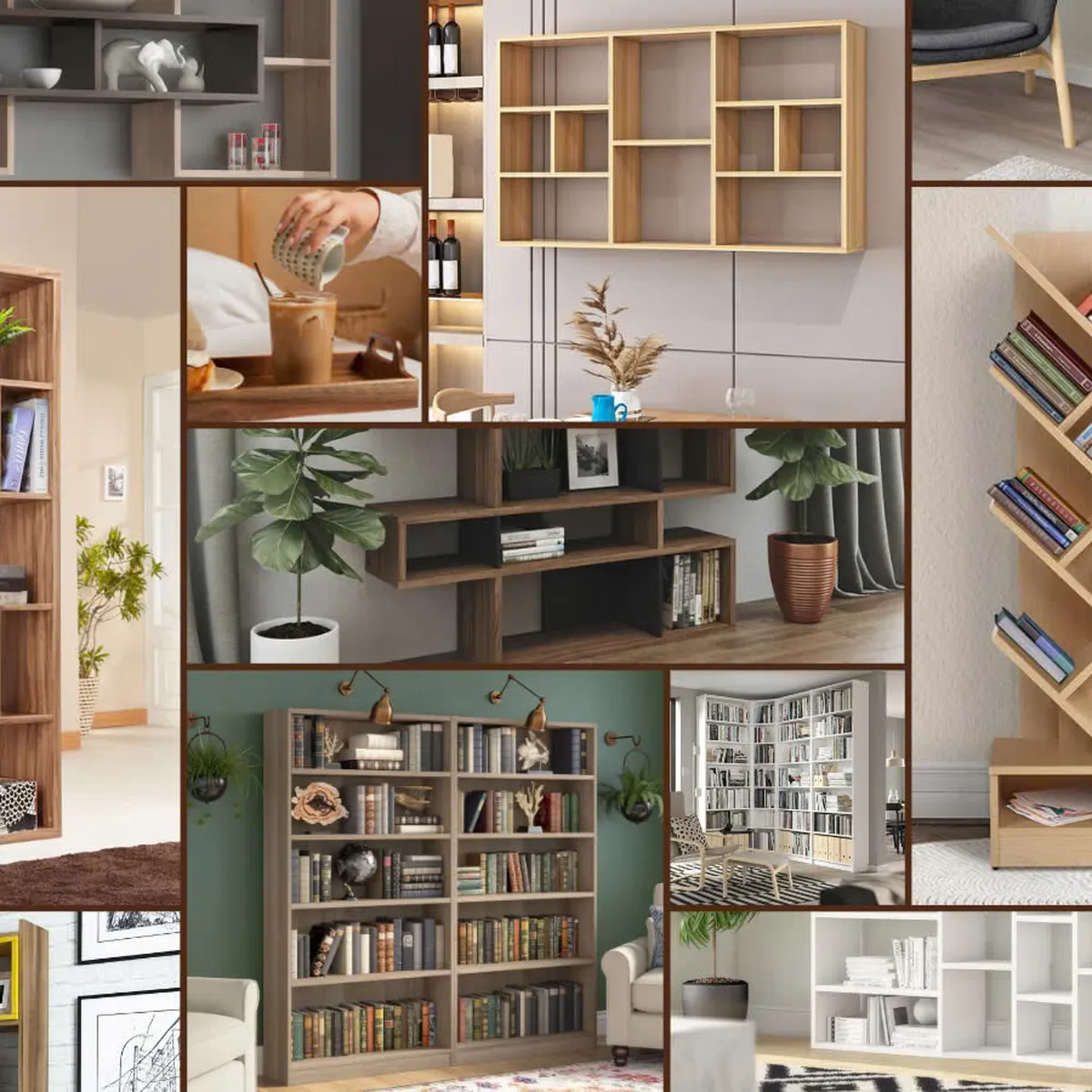 Kệ Sách Gỗ Công Nghiệp  Kệ Sách Gỗ Công Nghiệp