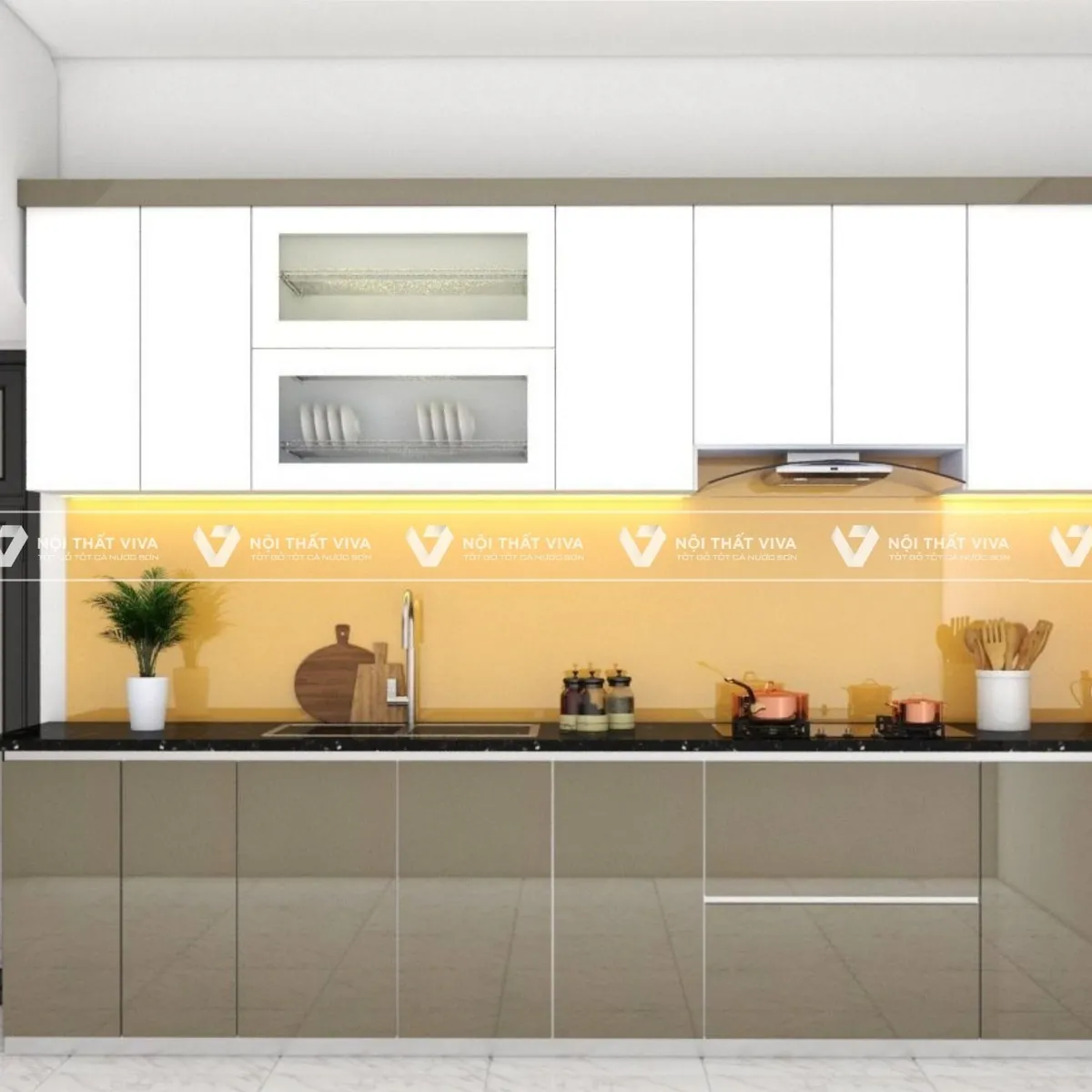 30+ Mẫu tủ bếp gỗ công nghiệp hiện đại, đẹp và ấn tượng nhất 30+ Mẫu tủ bếp gỗ công nghiệp hiện đại, đẹp và ấn tượng nhất