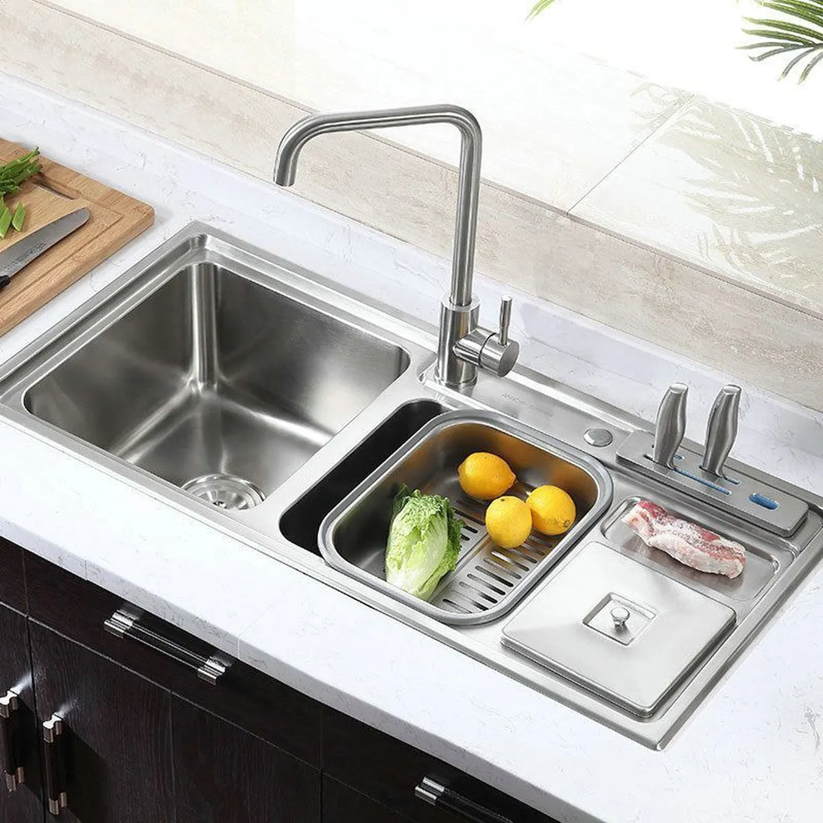 5 Điều Quan Trọng Cần Biết Về Bồn Rửa Chén 2 Hộc 1 Cánh Đẹp Hiện Đại 5 Điều Quan Trọng Cần Biết Về Bồn Rửa Chén 2 Hộc 1 Cánh Đẹp Hiện Đại