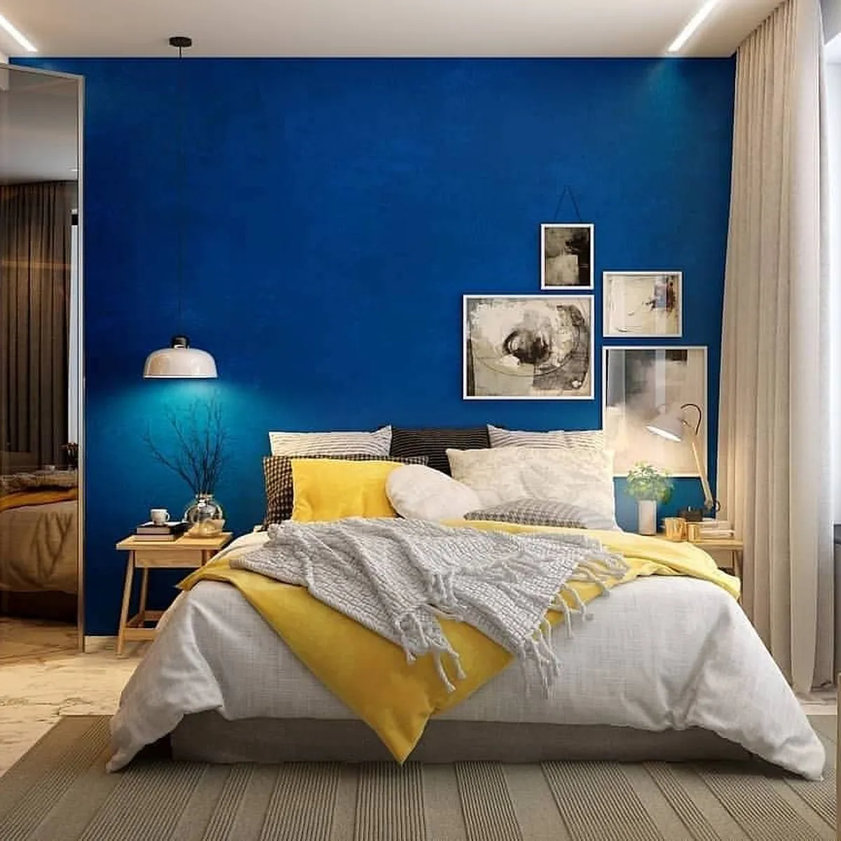 5 Nguyên Tắc Phối Màu Trang Trí Phòng Ngủ Màu Xanh Dương Đẹp Xuất Sắc 5 Nguyên Tắc Phối Màu Trang Trí Phòng Ngủ Màu Xanh Dương Đẹp Xuất Sắc