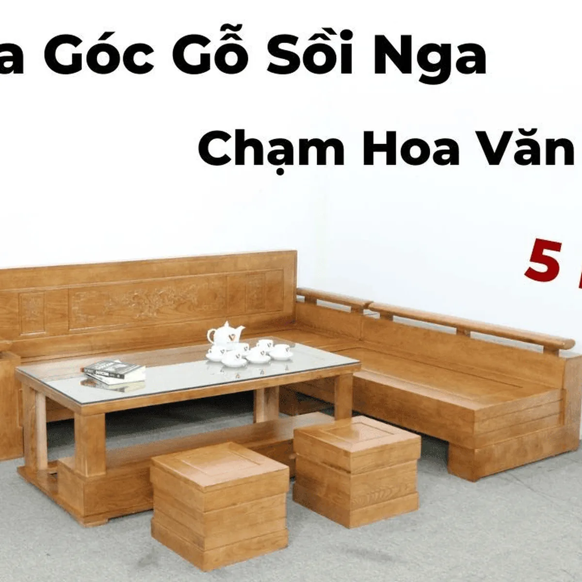 5++ Bộ sofa gỗ sồi 5 món đẹp, sang trọng và được ưa chuộng nhất  5++ Bộ sofa gỗ sồi 5 món đẹp, sang trọng và được ưa chuộng nhất