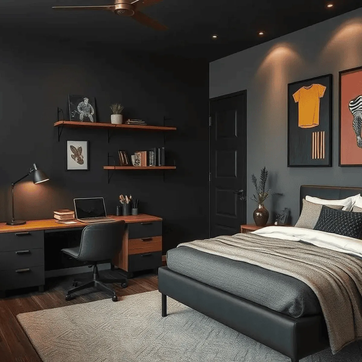 59+ ý tưởng decor phòng ngủ nam hiện đại, ấn tượng, xu hướng 2025  59+ ý tưởng decor phòng ngủ nam hiện đại, ấn tượng, xu hướng 2025