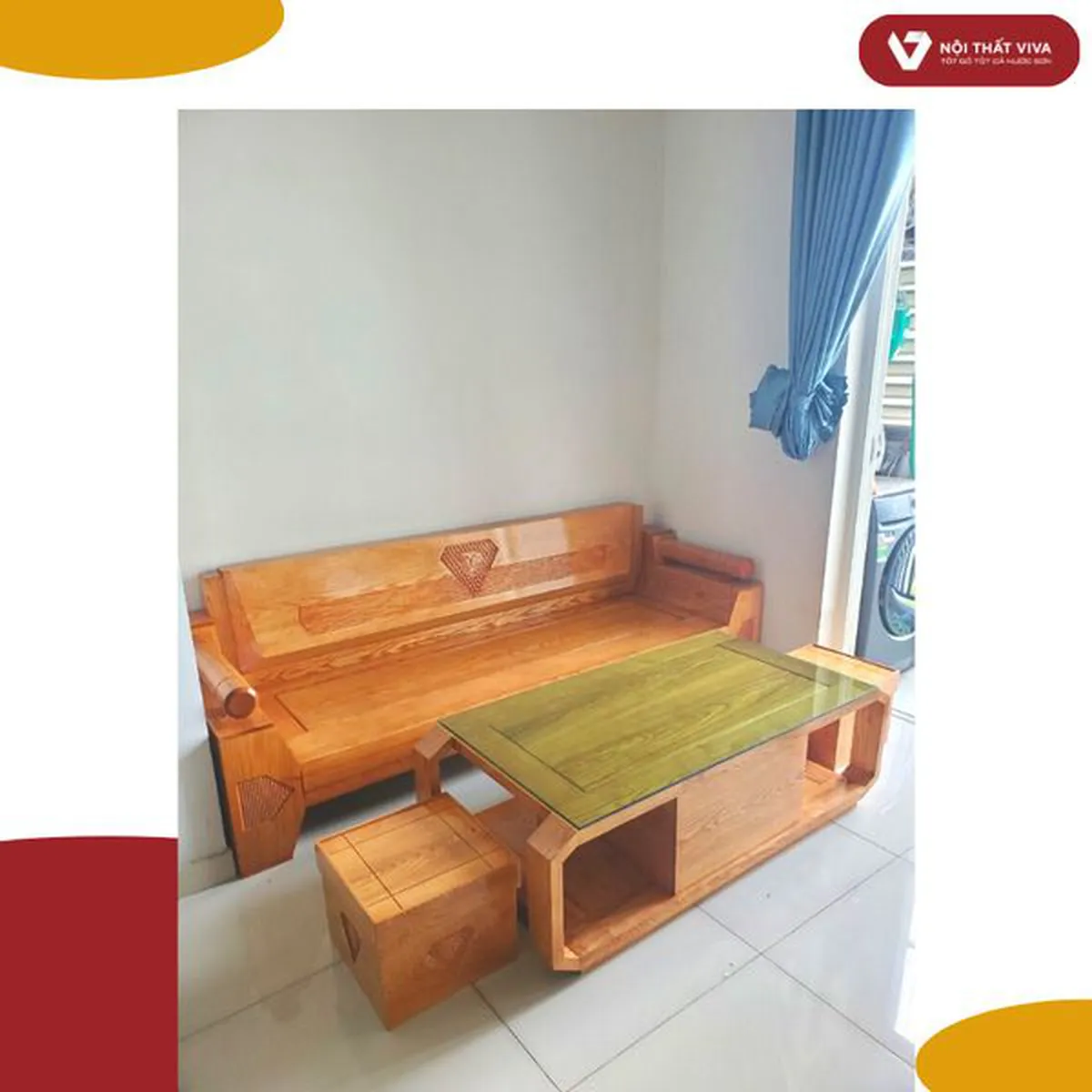 Bàn ghế gỗ sồi Nga phòng khách chất lượng cao cấp, tinh tế trong kiểu dáng Bàn ghế gỗ sồi Nga phòng khách chất lượng cao cấp, tinh tế trong kiểu dáng